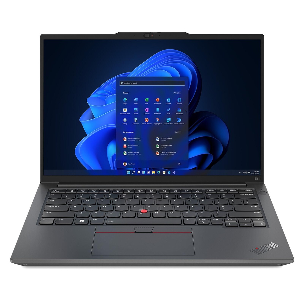Lenovo ThinkPad E14 Gen 6 / AMD Ryzen 5 7535U 6C/12T / RAM 16 GB DDR5-4800 / SSD 512 GB M.2 NVMe / 14" IPS WUXGA 1920x1200 Display / Windows 11 Pro / 3 Years Lenovo Premier Support Warranty