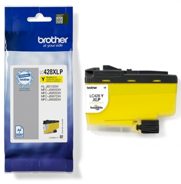 [LC428XLYP] Brother TONER JAUNE 5000 PAGES BROTHER MFC-J6955DW