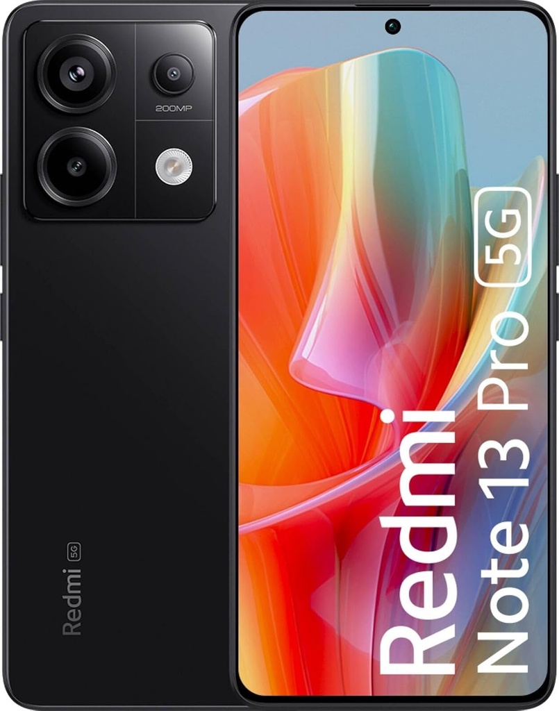[2312DRA50G] Xiaomi Redmi Note 13 Pro 16,9 cm (6.67") Double SIM 5G USB Type-C 8 Go 256 Go 5100 mAh Noir Black