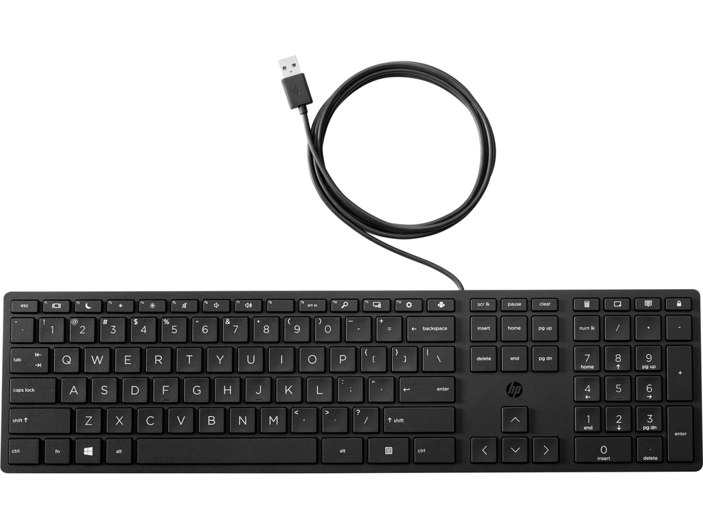 [L96909-DE1] HP USB Français/ ARABE Clavier - Noir - L96909-DE1- Garantie 1 an HP