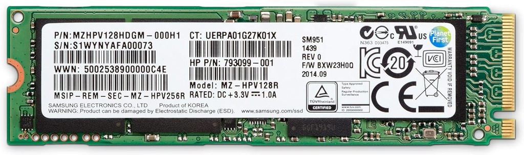 HP 256GB, M.2, PCIe, TLC, NVMe, SSD - 1 year HP warranty