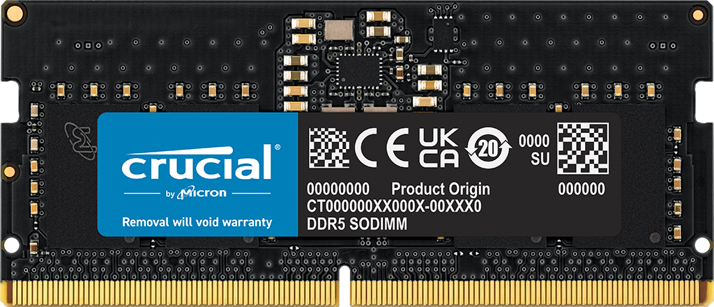 CRUCIAL SODIMM 8G (1x8G) DDR5-5600 *CT8G56C46S5T