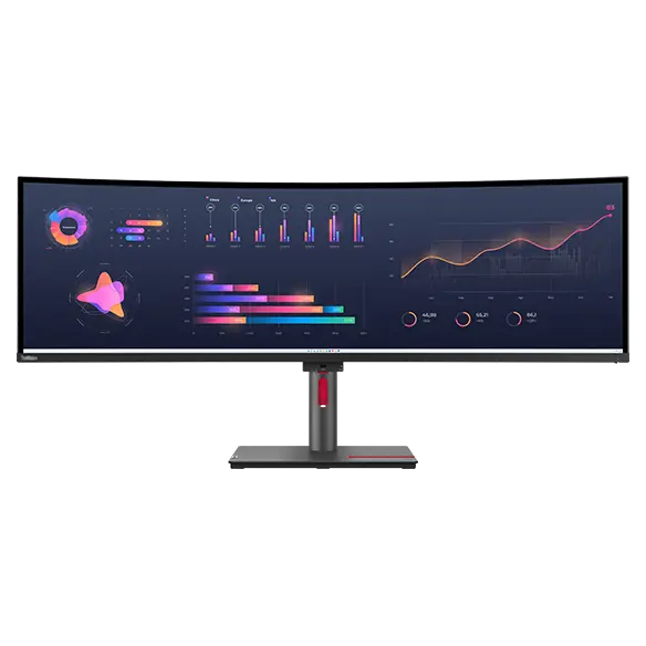 [63DBRAT1EU] LENOVO ThinkVision P49w-30 49p IPS 5120x1440 32:9 60Hz 350cd/m2 4ms 2x HDMI DP 4xUSB 3.2 G1 USB-C 3.2 G1 USB-B 3.2 G1 RJ45 2x5W