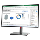 Lenovo ThinkVision P27h-30 / 27" QHD 2560x1440 Display / WLED IPS / 60Hz, 4ms / USB-C, DisplayPort, HDMI / USB Hub, RJ45 / VESA Mount + Tiny Series M / Tilt, Height, Pivot, Rotation / 3-Year Manufacturer Warranty