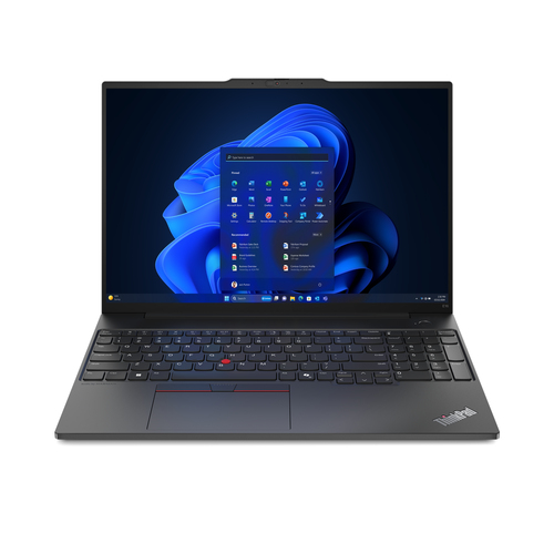 [21MA001YFR] Lenovo ThinkPad E16 Gen 2 / Intel Core Ultra 5 125U 12C (2P+8E+2LPE)/14T / RAM 16 GB DDR5-5600 / SSD 512 GB M.2 NVMe / 16" IPS WUXGA 1920x1200 Display / Windows 11 Pro / 1 Year Lenovo Premier Support Warranty