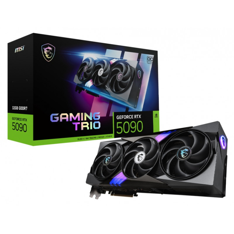 [912-V530-014] MSI GeForce RTX 5090 32 GB GDDR7 GAMING TRIO OC