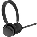 Lenovo Headset - Wireless - Supra-aural Design, Overhead - Stereo - Color Black - Binaural - Circumaural - Range 3000 cm - Bluetooth - 32 Ohm - Frequency 20 Hz/20 kHz - Cable 130 cm - Noise-canceling