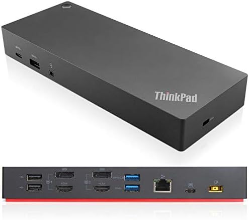 [REF-40AF0135EU] Lenovo ThinkPad Hybrid USB-C-A Docking Station / Power 135W / USB 3.0 Refurbished grade A+ - 1 year warranty