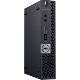 [REFURB-DELL-5070] Dell 01SFSHPBX OptiPlex 5070 Micro / Intel Core i5-9500T 6C/6T 2.2GHz / RAM 16GB DDR4 / SSD 256GB M.2 NVMe / Wi-Fi & Bluetooth / 2x DisplayPort / With Mouse, Without Keyboard / Windows 10 Pro COA / Refurbished by Dell - 1 Year Warranty
