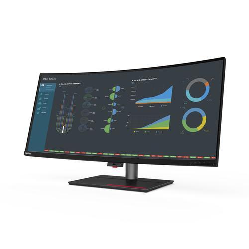 [62C1GAT6EU] Lenovo ThinkVision P40w-20 Curved / 40" Wide UHD 5120x2160 / 75Hz 4ms / DisplayPort, HDMI, USB-C / Tilt, Height, Pivot / USB Hub / 3-Year Warranty