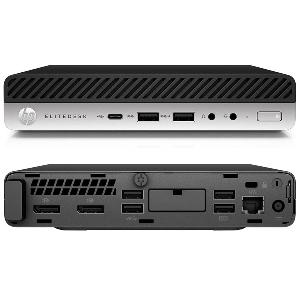 [REF-HP800G5-i516256] HP EliteDesk 800 G5 Mini / Intel Core i5-9500T / RAM 16Go DDR4 / SSD 256Go NVMe / Windows 10 Pro COA / Grade A - Garantie 1 An Fournisseur