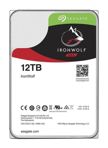 [ST12000VN0008] Internal hard drive 3.5" Seagate 12TB SATA III 256MB IronWolf ST12000VN0008