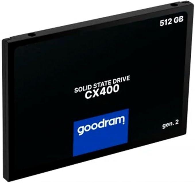 [SSDPR-CX400-512-G2] GOODRAM CX400 Gen.2 / SSD 512GB 3D NAND / 2.5" 7mm SATA 6Gb/s / Read 550 MB/s - Write 500 MB/s / 3 Years Manufacturer Warranty