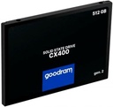 GOODRAM CX400 Gen.2 / SSD 512 Go 3D NAND / 2.5" 7mm SATA 6Gb/s / Lecture 550 Mo/s - Écriture 500 Mo/s / Garantie 3 Ans Constructeur