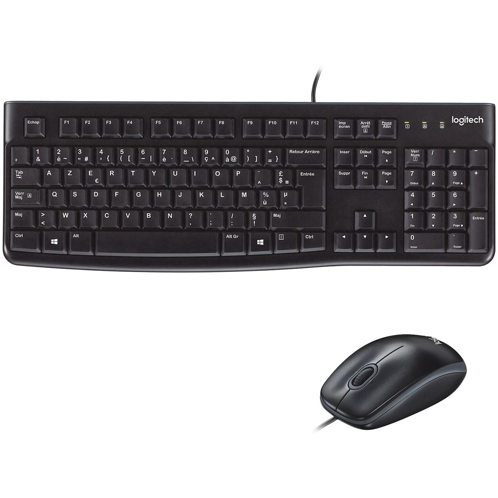 [920-002539] LOGITECH MK120 Wired Black Retail Kit 920-002539