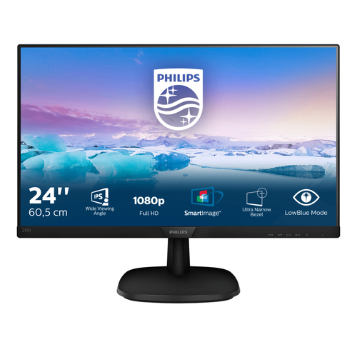 [243V7QJABF/00] PHILIPS 243V7QJABF/24" IPS 1920x1080 16:9 Monitors