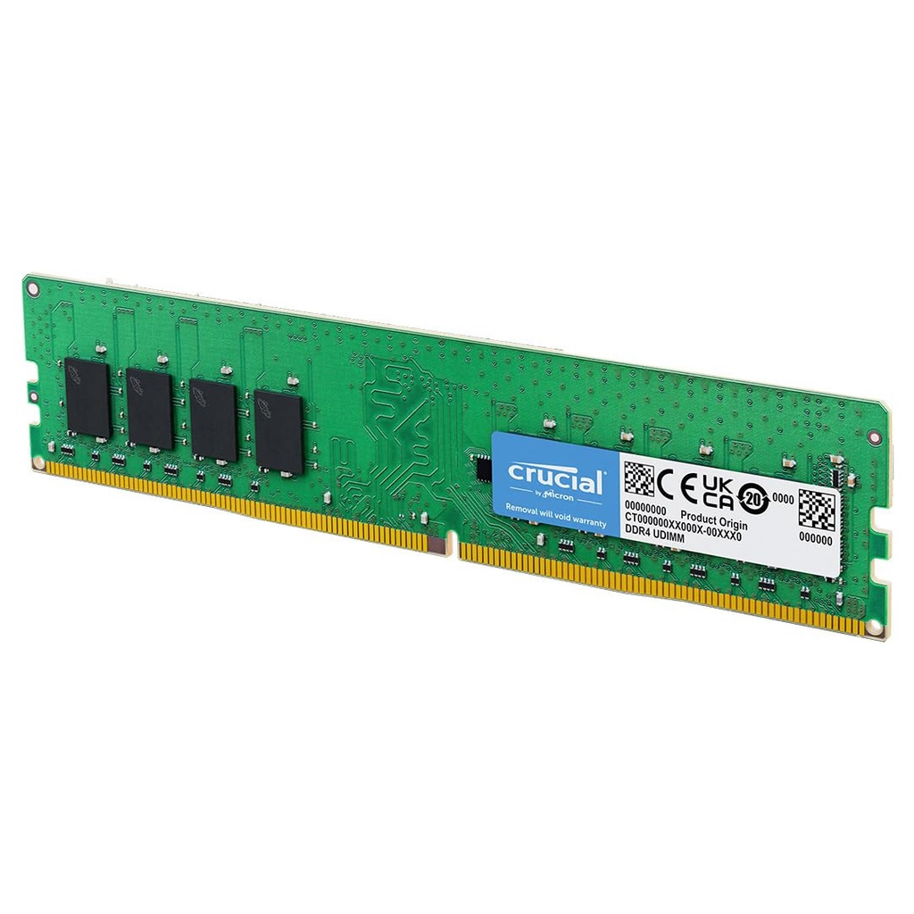Crucial 8GB UDIMM DDR4 2400 MT/s CL17 x8288p
