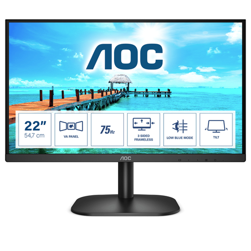 [22B2H/EU] AOC 22B2H/EU 21.5" 1920x1080 75Hz VA 16:9 Monitors