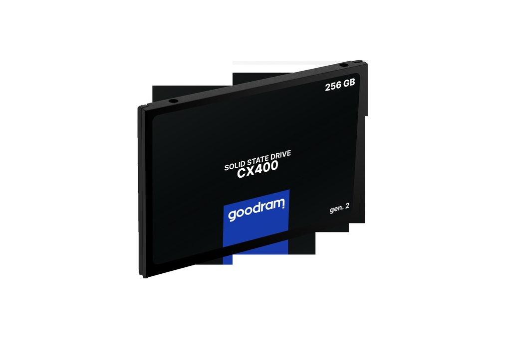GOODRAM CX400 Gen.2 / SSD 256GB 3D NAND / 2.5" 7mm SATA 6Gb/s / Read 550 MB/s - Write 480 MB/s / 3 Years Manufacturer Warranty