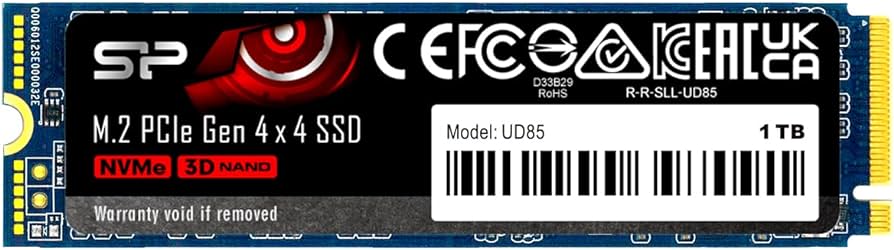 SILICON POWER UD85 - SSD - 500 GB - PCIe 4.0 x4 (NVMe)