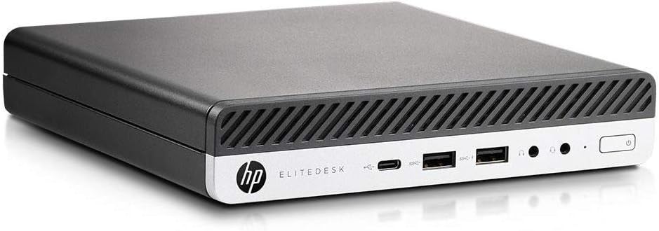 [REF-HP800G4-i5816256-A] HP EliteDesk 800 G4 Mini / Intel Core i5-8600T / RAM 16 Go / SSD 256 Go NVMe / Wifi / Windows 10 Pro COA / Reconditionné Grade A / Garantie 1 An