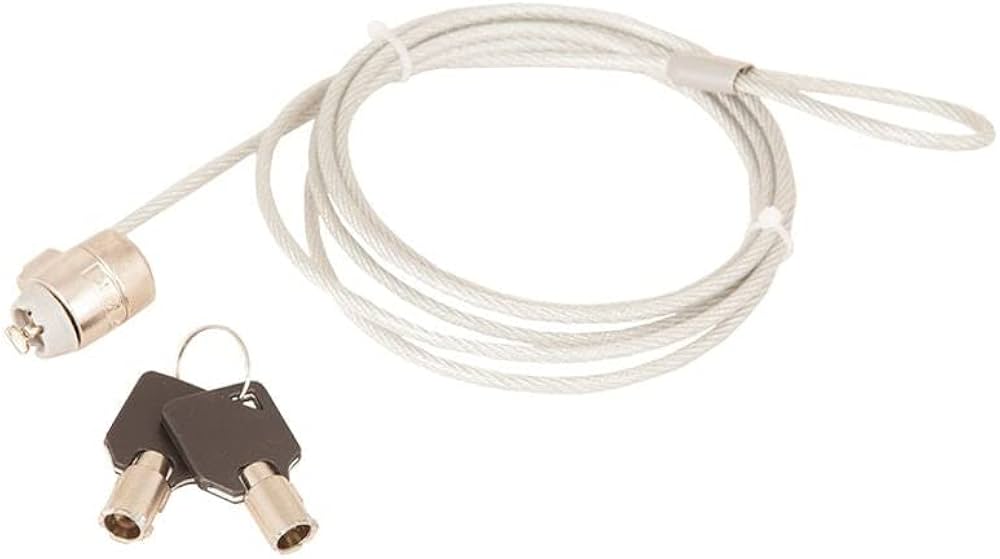 [CRS78UF] Urban Factory CRS78UF Metal Anti-theft Cable, Translucent 1.8 m - Anti-theft Cables, Round Key 4 mm