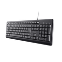 Trust TK-150 Wired Black - Non-backlit - USB 2.0 Azerty