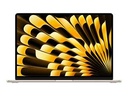 Apple MacBook Air M3 15" / M3 CPU 8 coeurs, GPU 10 coeurs,  Neural Engine 16 coeurs / RAM 16 Go / SSD 512 Go / Écran 15.3" IPS 2880 x 1864 (WQXGA+) / Couleur Lumière stéllaire / Garantie 1 An Apple