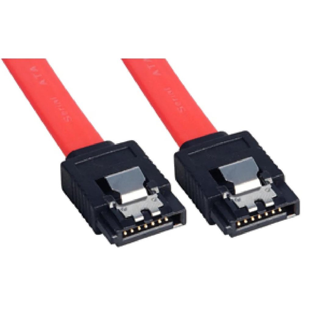 [33458] LINDY Internal SATA Latch Cable 1m 2x7 pin SATA plug