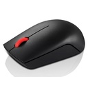 LENOVO Essential Compact - Mouse - for right and left-handed users - 3 buttons - wireless - 2.4 GHz - USB wireless receiver - black