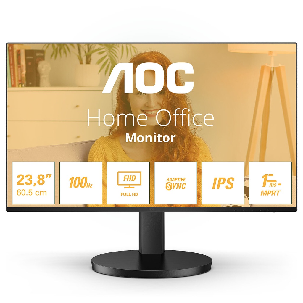 AOC Basic-line 24B3HA2 - LED display - Full HD (1080p) - 24" - HDMI, VGA - VESA