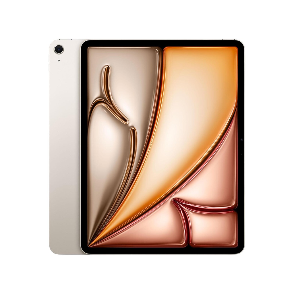 [MV2G3NF/A] Apple iPad Air M2 13 pouces (2024) Lumière Stellaire - Puce Apple M2 8-Core/GPU9-Core - RAM 8 Go - 256 Go - Écran Liquid Retina 13" LED tactile - Wi-Fi 6E/Bluetooth 5.3 - Webcam - Touch ID - USB-C - iPadOS 17 (TCP incluse)