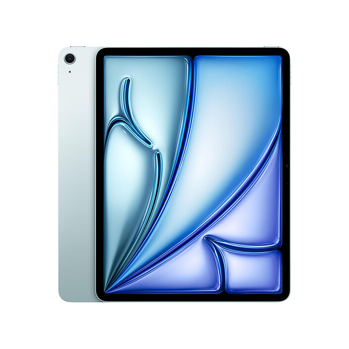 [MV283NF/A] Apple iPad Air M2 13 pouces (2024) Blue - Puce Apple M2 8-Core/GPU9-Core - RAM 8 Go - 128 Go - Écran Liquid Retina 13" LED tactile - Wi-Fi 6E/Bluetooth 5.3 - Webcam - Touch ID - USB-C - iPadOS 17 (TCP Incluse)