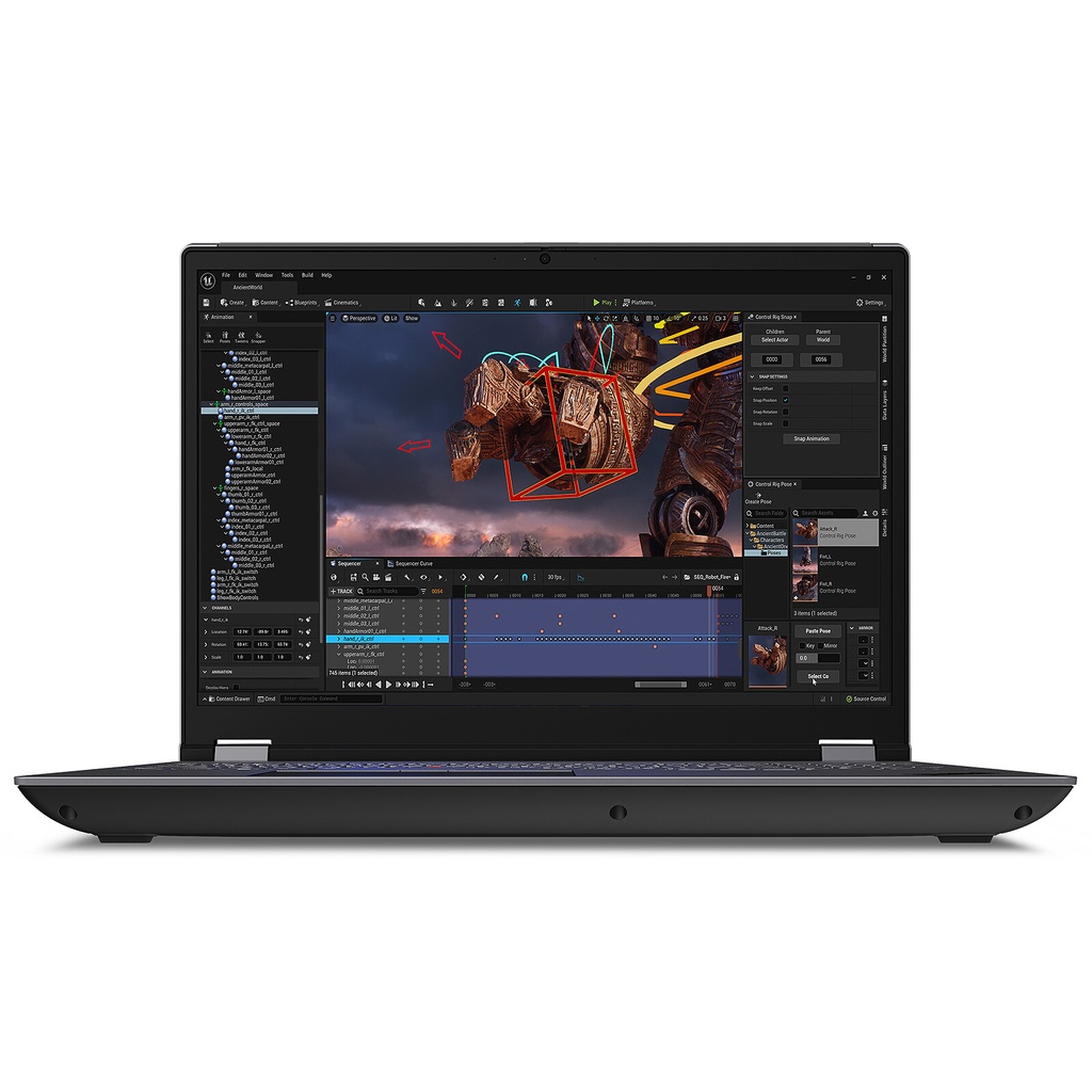 [21FA000GFR] Lenovo ThinkPad P16 Gen 2 / Intel Core i9-13980HX / RAM 32 GB / SSD 1 TB / 16" LED Display 165 Hz / NVIDIA RTX 3500 ADA 12 GB / Windows 11 Pro / 3Y Premier Support