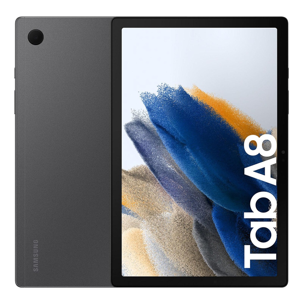 [SM-X200NZAAEUH] Samsung Galaxy Tab A8 10.5" 32 Go Anthracite Tablette Internet - UniSOC T618 Octo-Core 2 GHz - RAM 3 Go - 32 Go - Écran 10.5" WUXGA - Wi-Fi/Bluetooth - Webcam - USB-C - 7040 mAh - Android 11 / NEW OPENBOX
